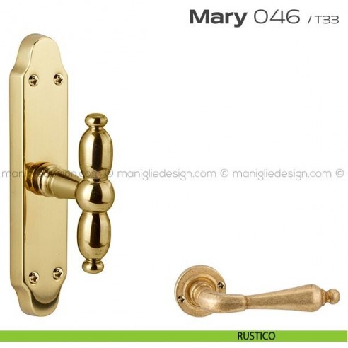 Maniglia per finestra cremonese 046 Mary Reguitti rustico