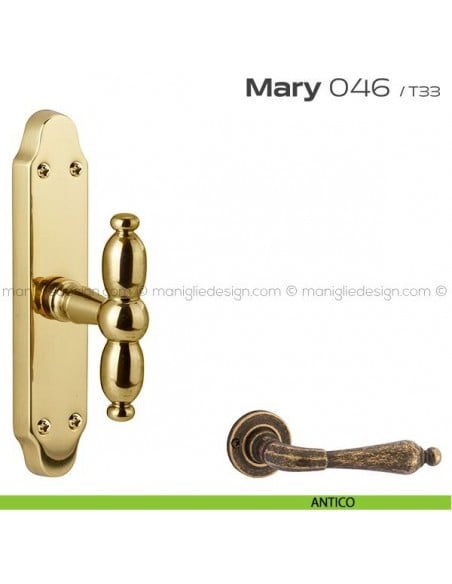 Maniglia per finestra cremonese 046 Mary Reguitti antico