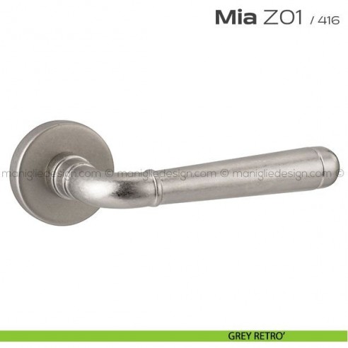 Maniglia per porta Z01 Mia Reguitti grey retrò