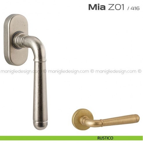 Maniglia martellina DK per finestra Z01 Mia Reguitti rustico
