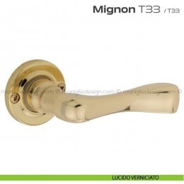 Maniglia per porta T33 Mignon Reguitti con viti a vista 2