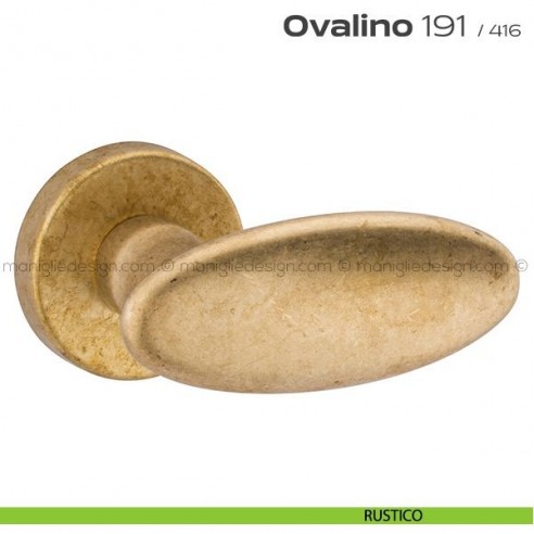 Maniglia per porta 191 Ovalino Reguitti rustico