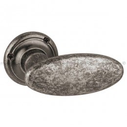 Maniglia per porta 191 Ovalino Reguitti con viti a vista