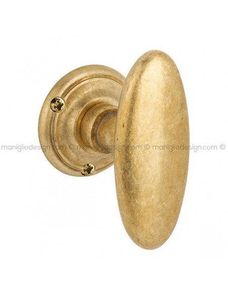 Pomolo ovale girevole per porta 190 Ovalino a T Reguitti