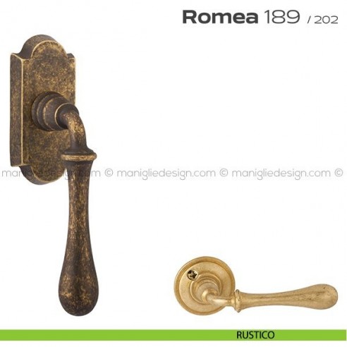Maniglia per finestra martellina DK 189 Romea Reguitti rustico