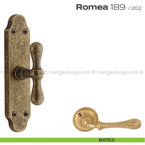 Maniglia per finestra cremonese 189 Romea Reguitti rustico