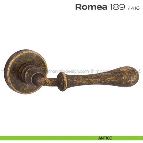 Maniglia per porta 189 Romea Reguitti antico