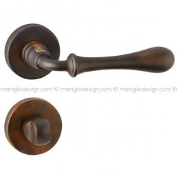 Maniglia per porta con nottolino 189 Romea Reguitti