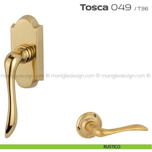 Maniglia per finestra martellina DK 049 Tosca Reguitti rustico