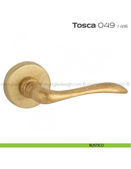 Maniglia per porta 049 Tosca Reguitti rustico