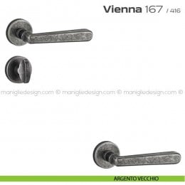 Maniglia per porta con nottolino 167 Vienna Reguitti 2