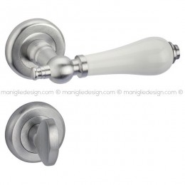 Maniglia con porcellana per porta con nottolino 168 Sandra Reguitti