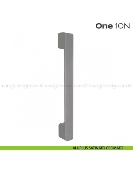 Maniglione per porta 10N ONE Reguitti aluplus satinato cromato (intesasse 300 mm)