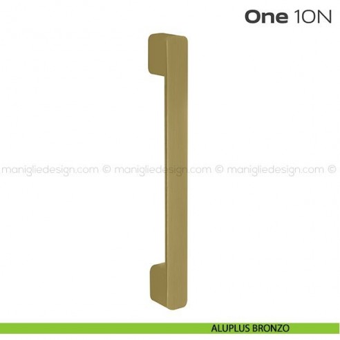Maniglione per porta 10N ONE Reguitti aluplus bronzo (intesasse 300 mm)
