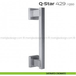 Maniglione per porta 429 Q-Star Reguitti singolo con rosette 2