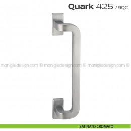 Maniglione per porta 425 Quark Reguitti singolo rosette rettangolari 2
