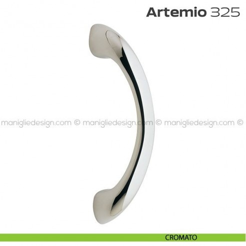 Maniglione per porta 325 Artemio Reguitti singolo senza rosette cromato