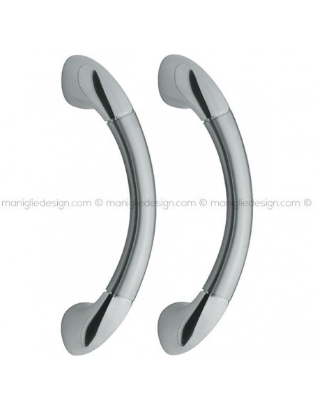 Maniglione per porta 326 Artemiodue Reguitti accoppiato senza rosette