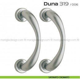 Maniglione per porta 319 Duna Reguitti accoppiato rosette ad avvitare 2
