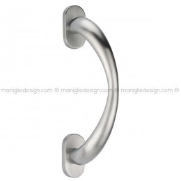 Maniglione per porta 319 Duna Reguitti singolo rosette ovali