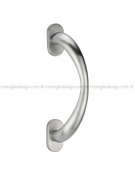 Maniglione per porta 319 Duna Reguitti singolo rosette ovali