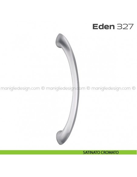 Maniglione per porta 327 Aden Reguitti singolo senza rosette satinato cromato