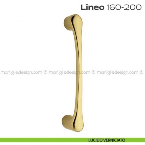 Maniglione per porta 160-200 Lineo Reguitti lucida verniciato