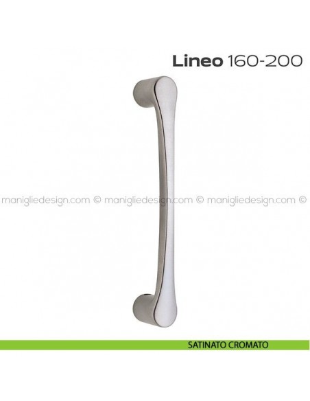 Maniglione per porta 160-200 Lineo Reguitti satinato cromato
