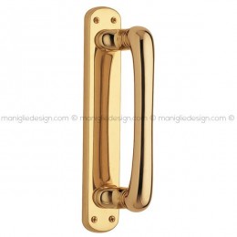 Maniglione per porta 037 Monia Reguitti su placca