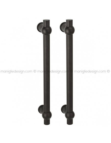 Maniglione per porta 353 Rubens Reguitti accoppiato senza rosette