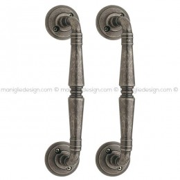 Maniglione per porta 040 Ginevra Reguitti accoppiato con viti a vista