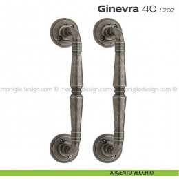 Maniglione per porta 040 Ginevra Reguitti accoppiato con viti a vista 2