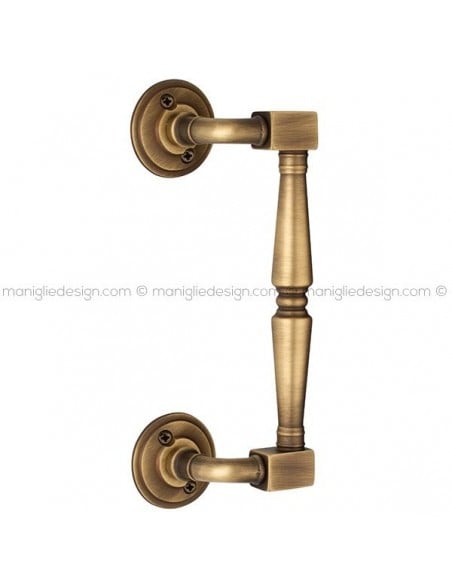 Maniglione per porta 040 Ginevra S Reguitti zancato con viti a vista