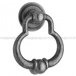 Battente per porta 013 Helios Reguitti con rosetta artistica ø 72 mm