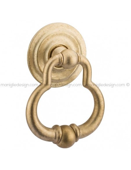 Battente per porta 013 Helios Reguitti con rosetta artistica ø 100 mm