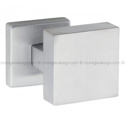 Pomolo per porta girevole 354 Quadro S Reguitti con rosetta quadrata