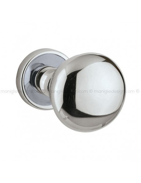 Pomolo per porta fisso 345 Ario Reguitti con rosetta tonda