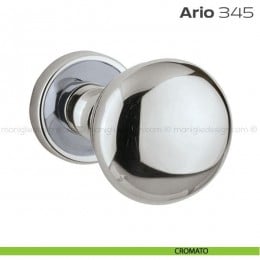 Pomolo per porta girevole 345 Ario Reguitti con rosetta tonda 2