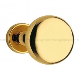 Pomolo per porta fisso 346 Atlantide Reguitti con rosetta tonda