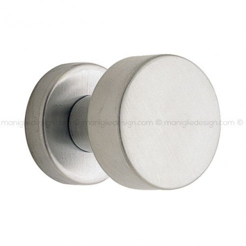 Aqbau® Set Di Pomelli Per Porta Girevoli, Eleganti Pomelli Per Porta In Acciaio Inox, Rotondi - Foto 6