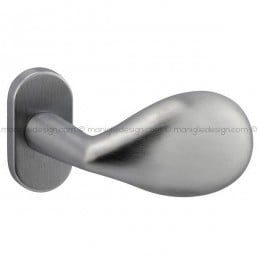 Pomolo per porta fisso 347 Cleo Reguitti con rosetta ovale