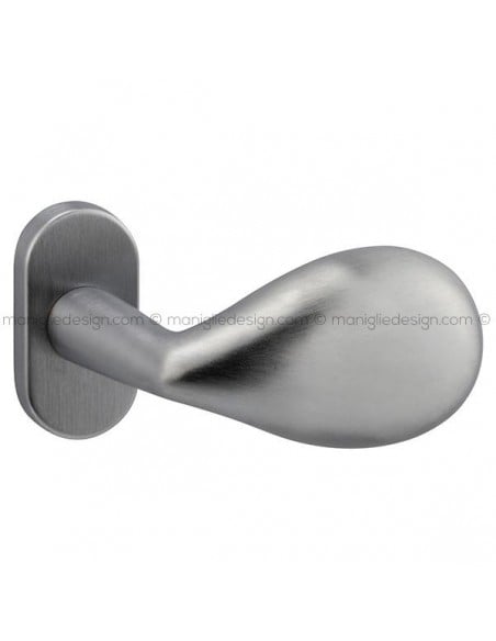 Pomolo per porta fisso 347 Cleo Reguitti con rosetta ovale