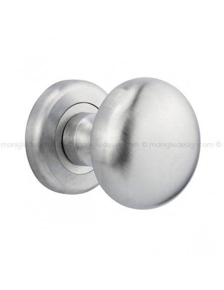 Pomolo per porta girevole E56 Cosmo Reguitti con rosetta tonda ad avvitare