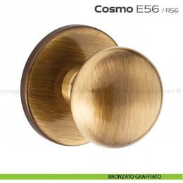 Pomolo per porta fisso E56 Cosmo Reguitti con rosetta diametro 70 mm 2