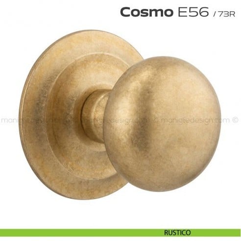 Pomolo fisso diametro 55 mm per porta E56 Cosmo Reguitti rustico