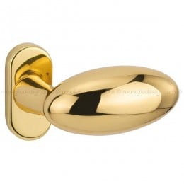 Pomolo per porta fisso 352 Ellisse Reguitti con rosetta ovale