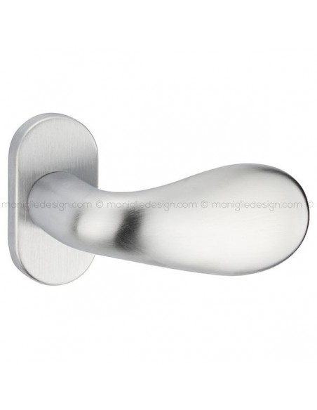 Pomolo per porta fisso 382 Gentile Reguitti con rosetta ovale