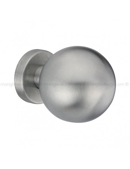 Pomolo fisso diametro 60 mm per porta 59 Sfera Reguitti con rosetta tonda