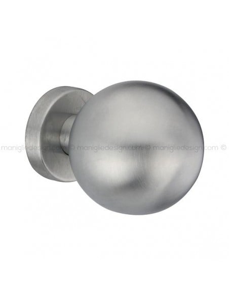 Pomolo girevole diametro 60 mm per porta 59 Sfera Reguitti con rosetta tonda