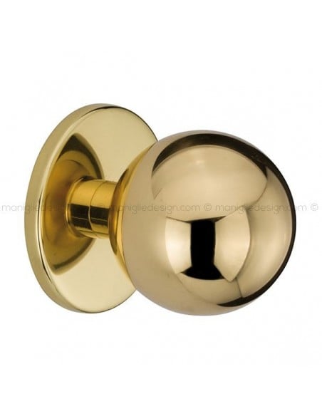 Pomolo tondo fisso diametro 60 mm per porta 59 Sfera Reguitti